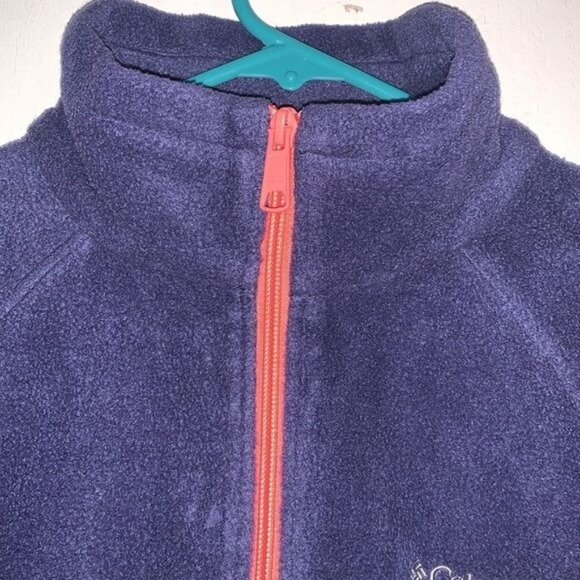 Columbia Womens Medium Purple Full-Zip Fleece Jacket - Picture 3 of 11